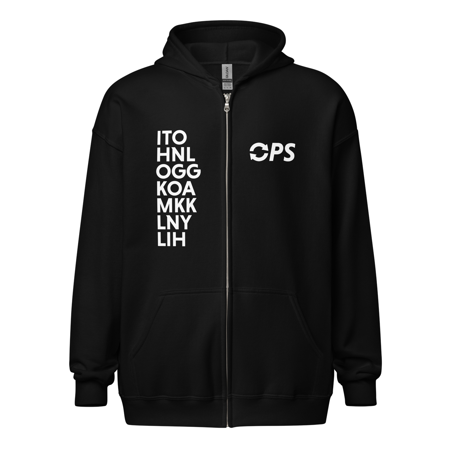 Airports - Unisex heavy blend zip hoodie