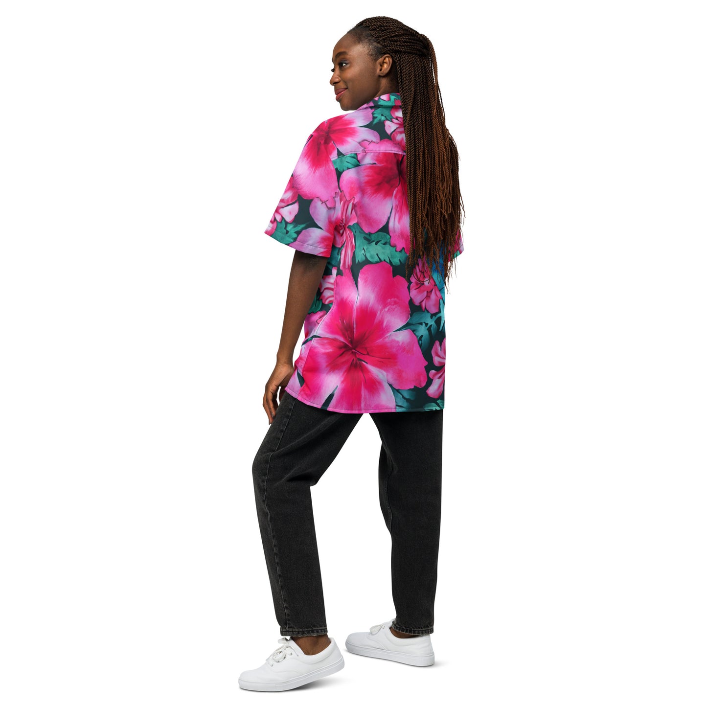 Reverse Ops Aloha Shirt (Pink)