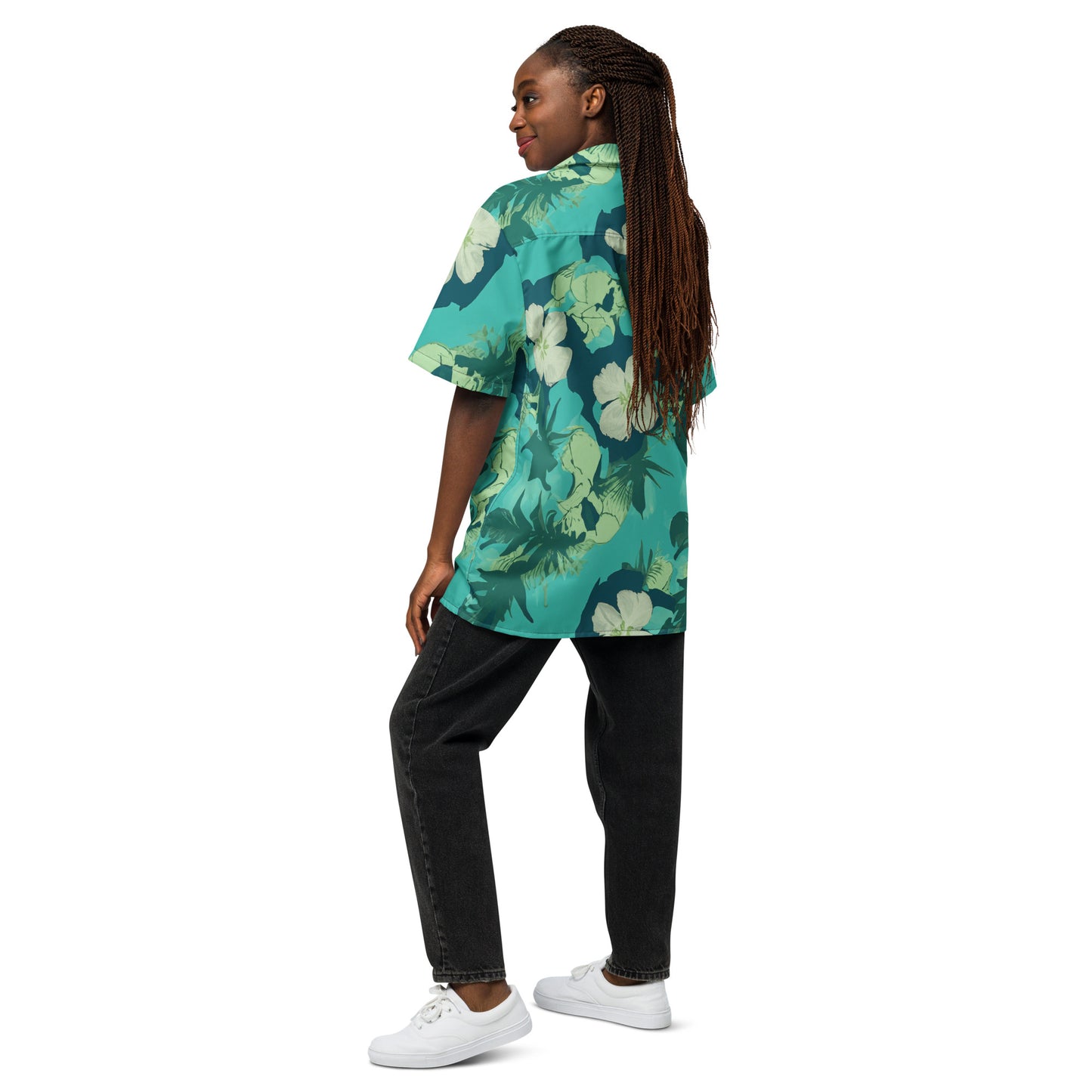 Reverse Ops Aloha Shirt (Green)