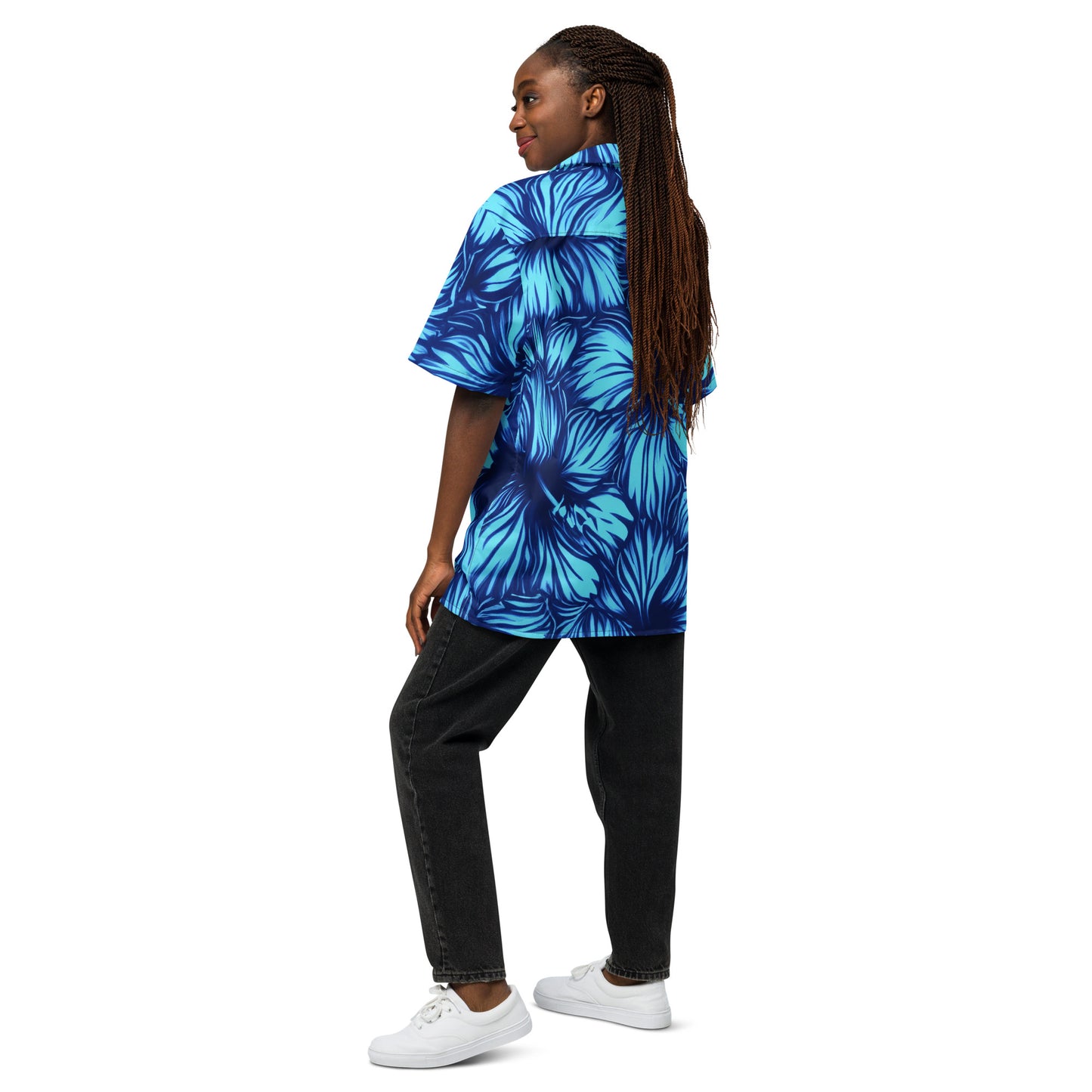 Reverse Ops Aloha Shirt (Blue)