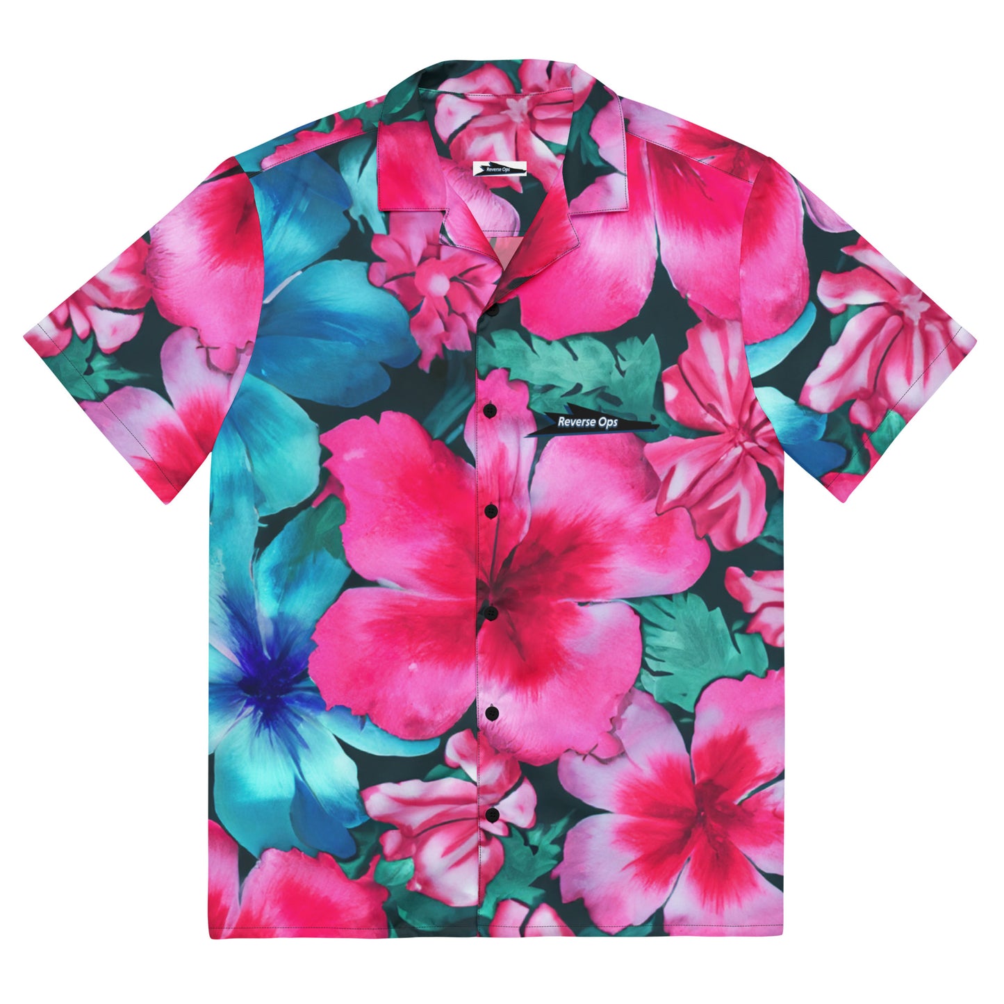 Reverse Ops Aloha Shirt (Pink)