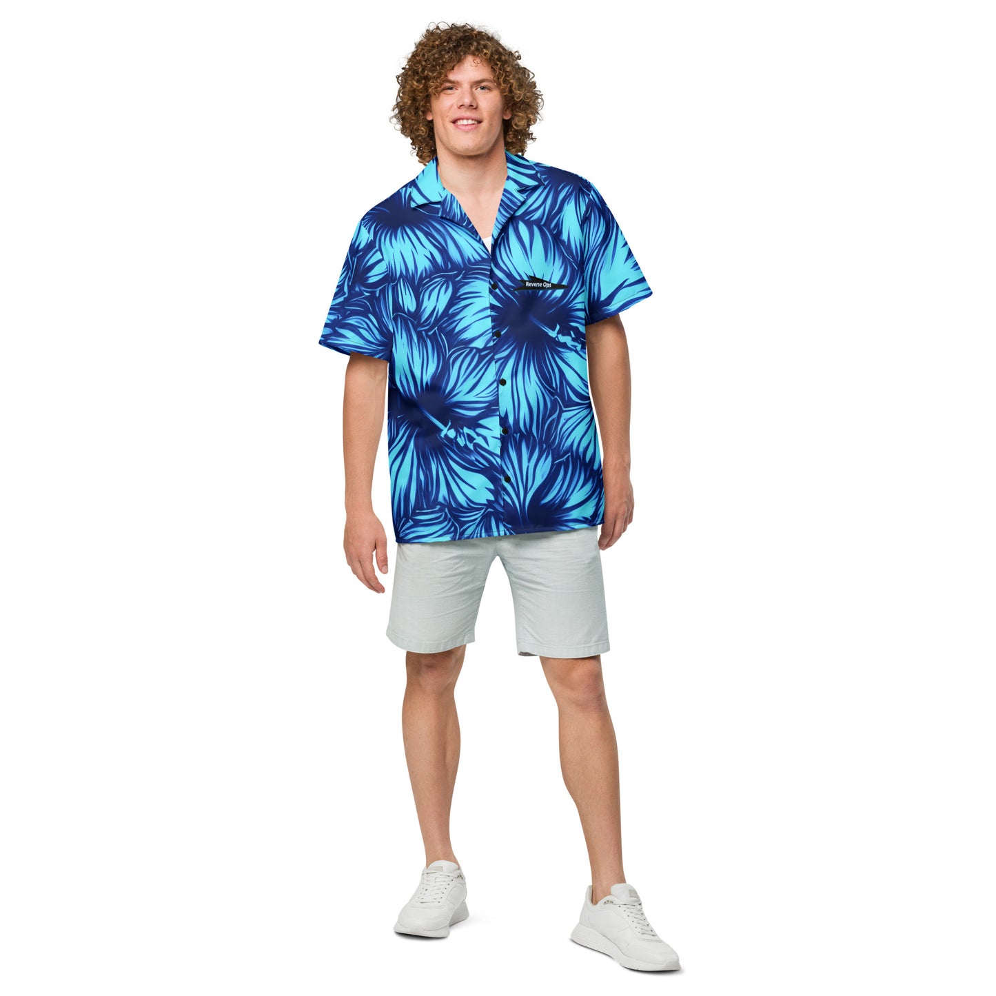 Reverse Ops Aloha Shirt (Blue)