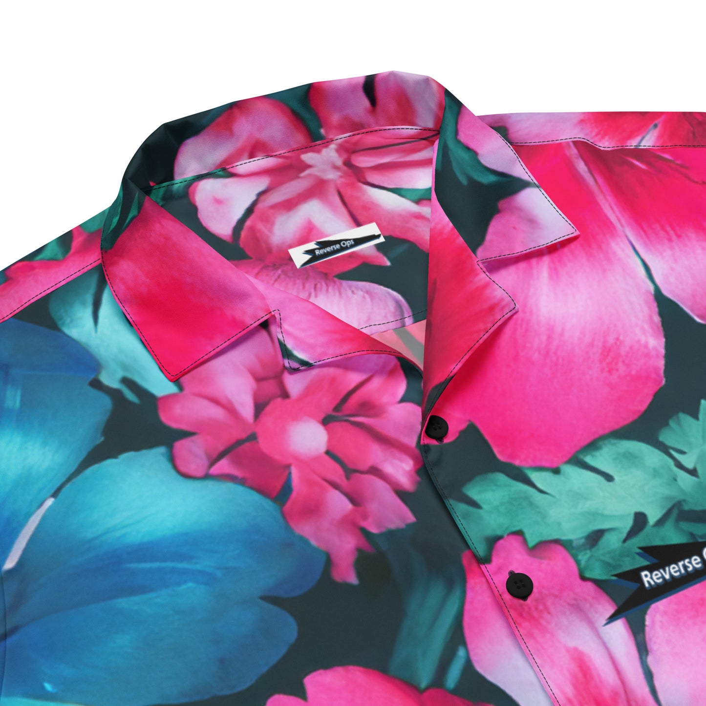 Reverse Ops Aloha Shirt (Pink)