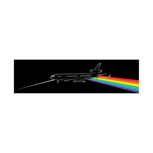 Dark Side of the Plane - Bubble-free stickers