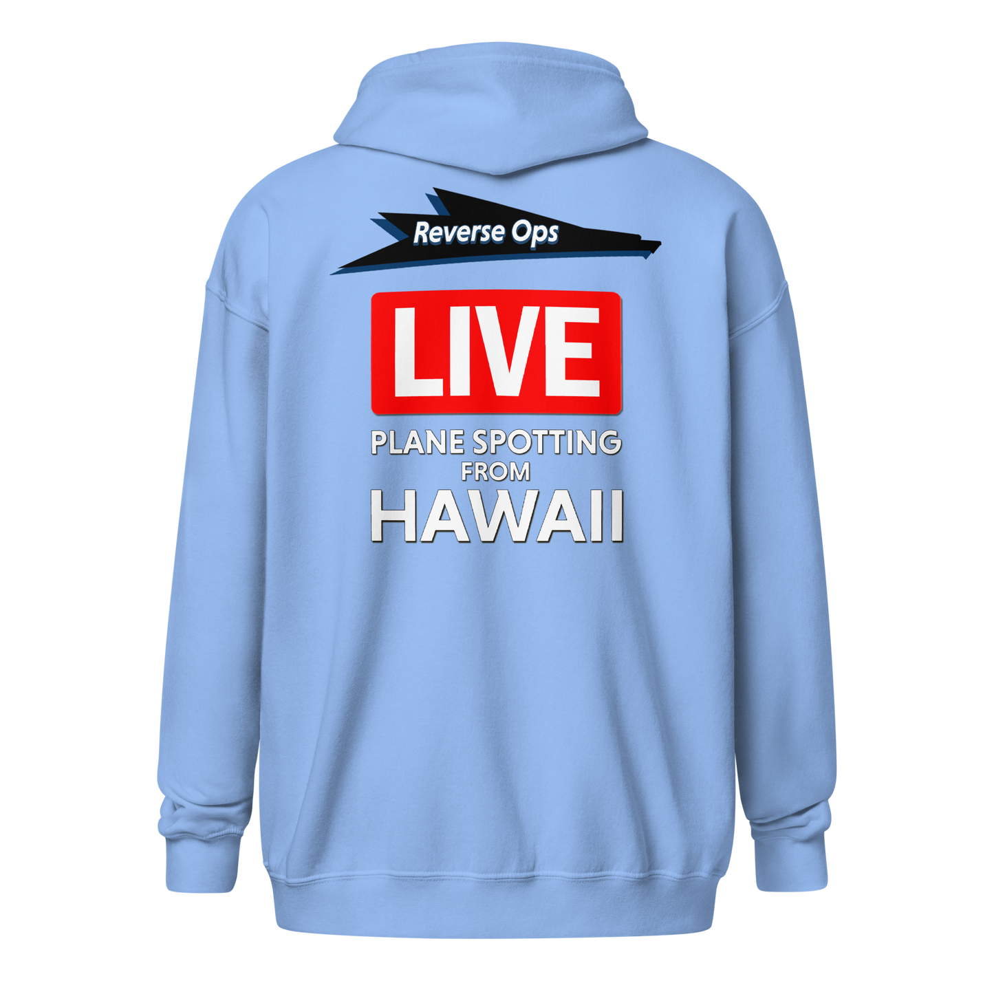 Go Live with Reverse Ops - Unisex heavy blend zip hoodie