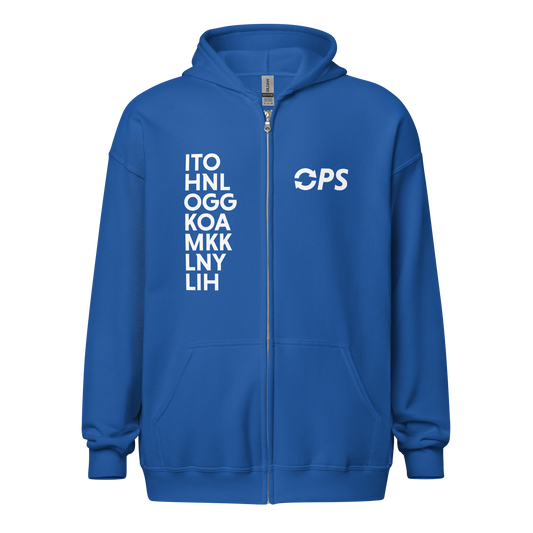 Airports - Unisex heavy blend zip hoodie