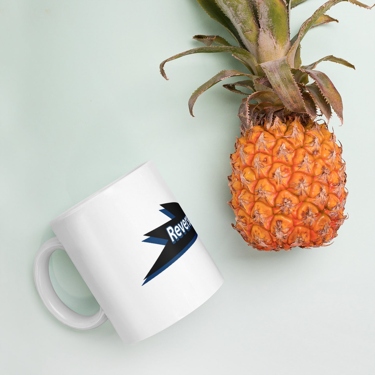 RO Logo - White glossy mug