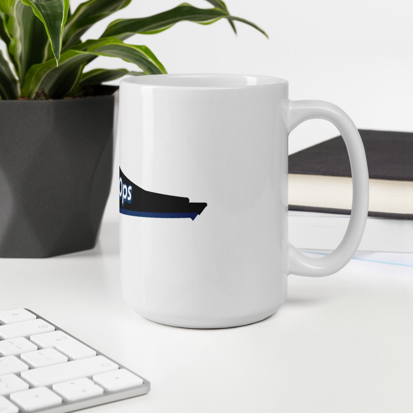 RO Logo - White glossy mug