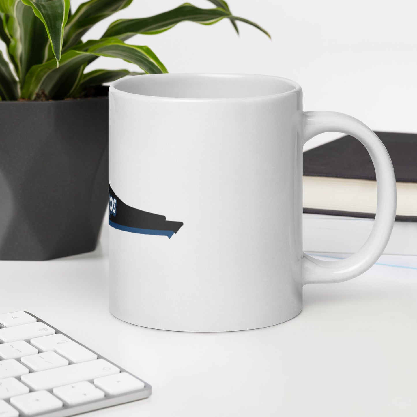 RO Logo - White glossy mug