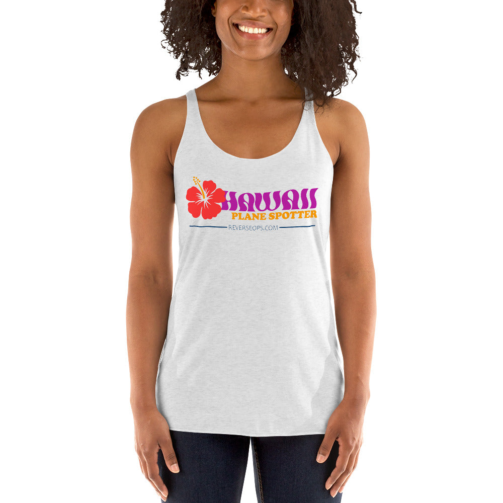 Hawaii Plane Spotter - Women's Racerback Tank