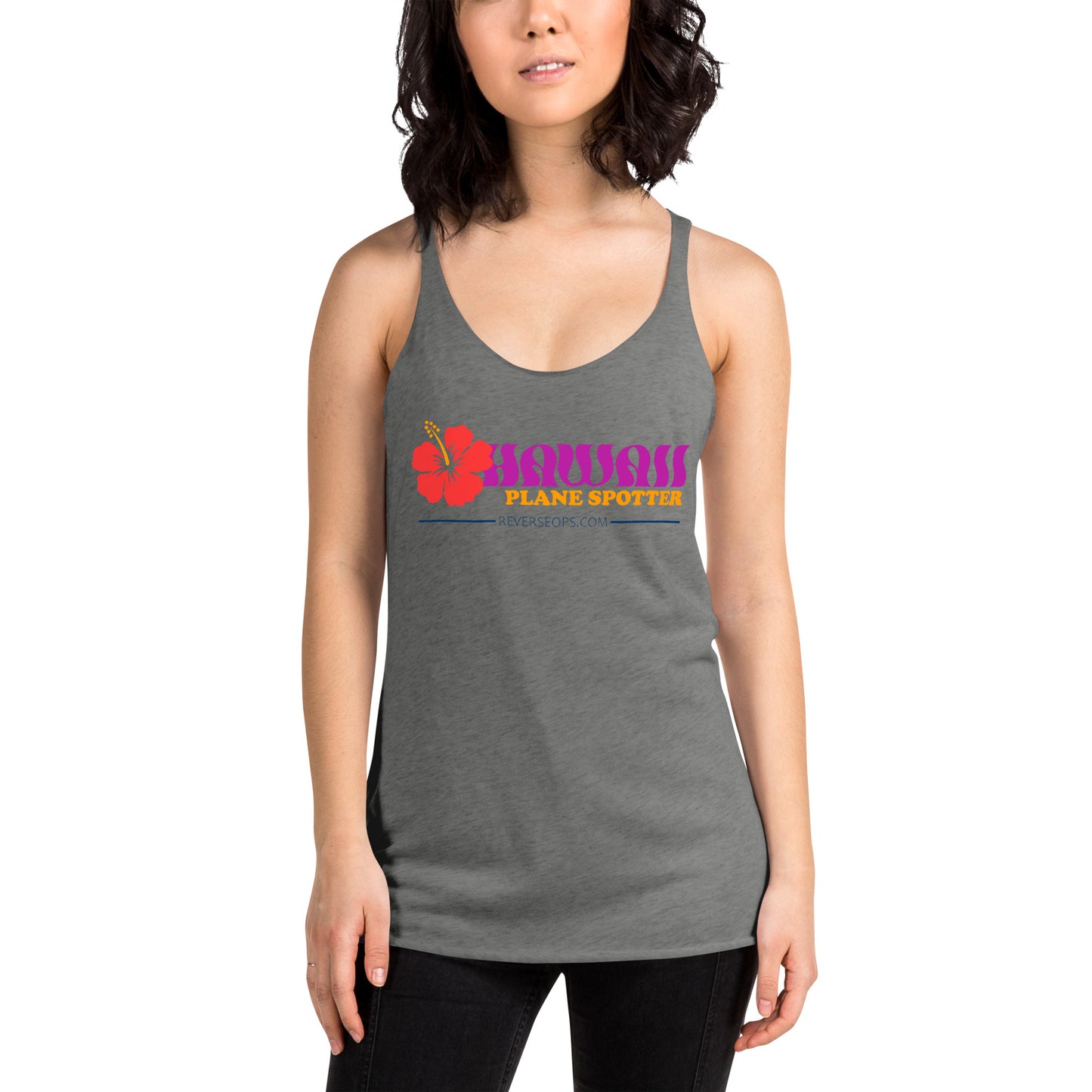 Hawaii Plane Spotter - Women's Racerback Tank