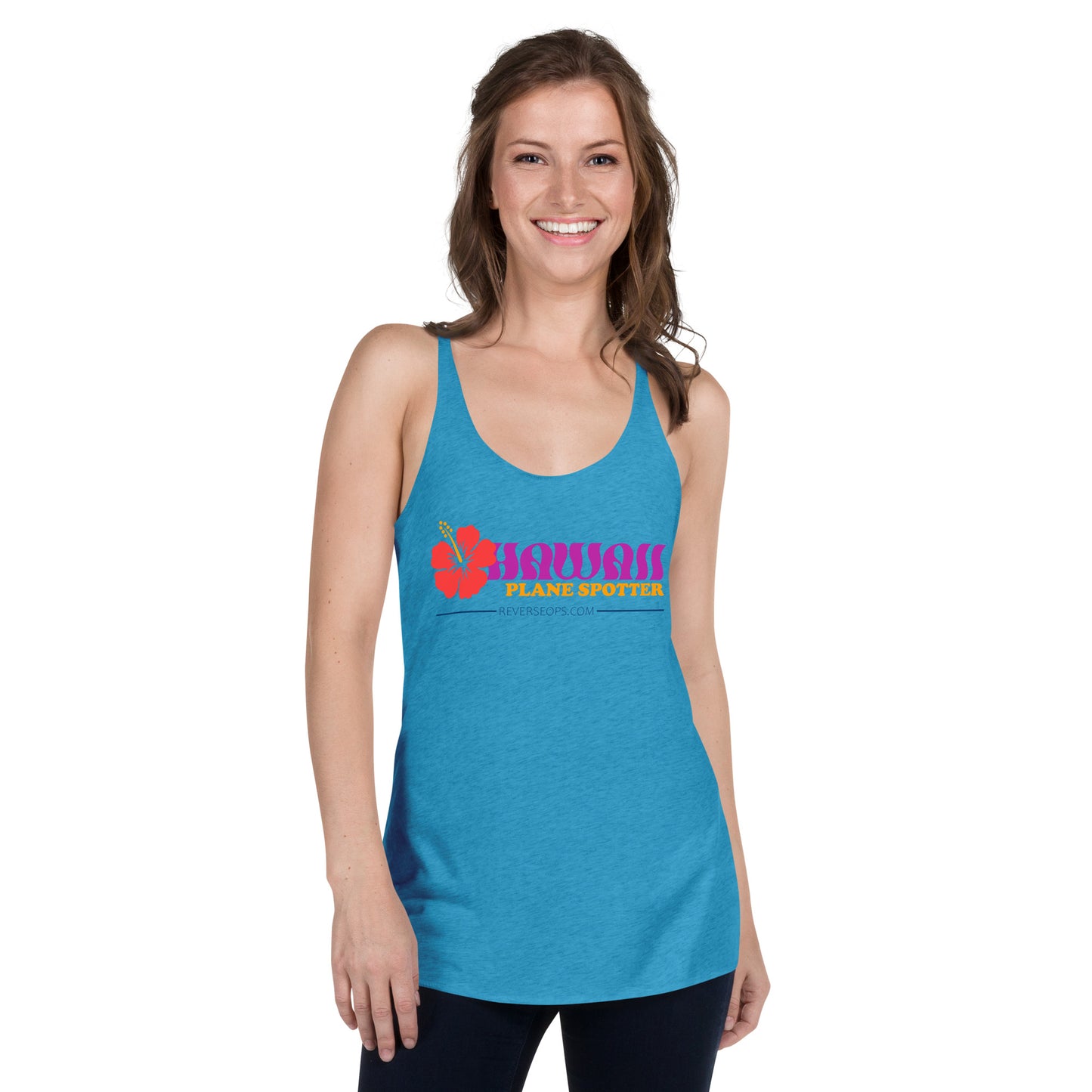 Hawaii Plane Spotter - Women's Racerback Tank