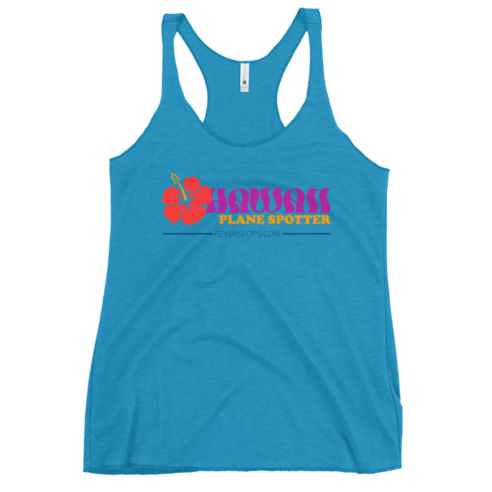 Hawaii Plane Spotter - Women's Racerback Tank