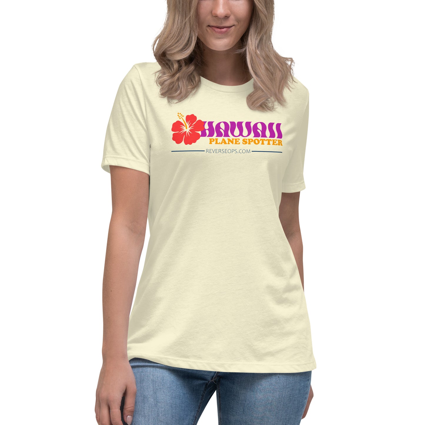 Hawaii Plane Spotter - Women's Relaxed T-Shirt