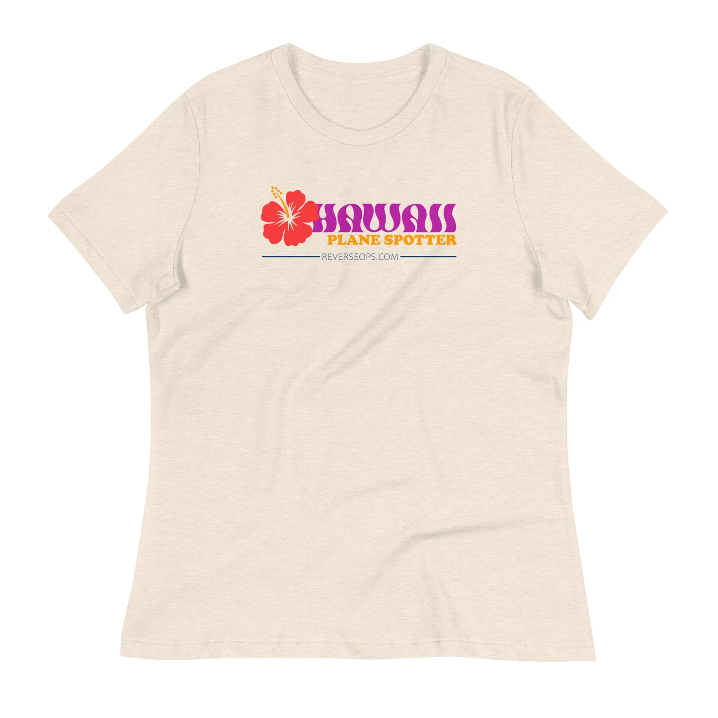 Hawaii Plane Spotter - Women's Relaxed T-Shirt