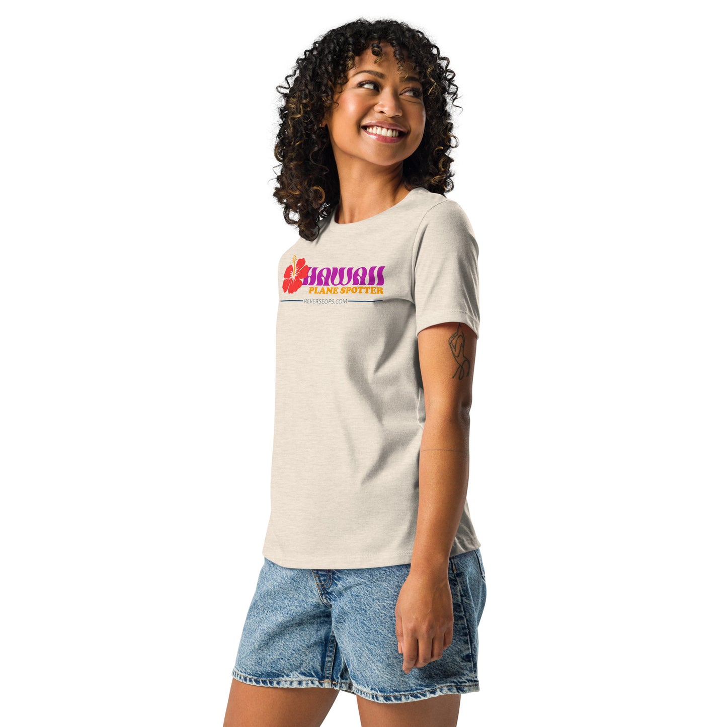 Hawaii Plane Spotter - Women's Relaxed T-Shirt