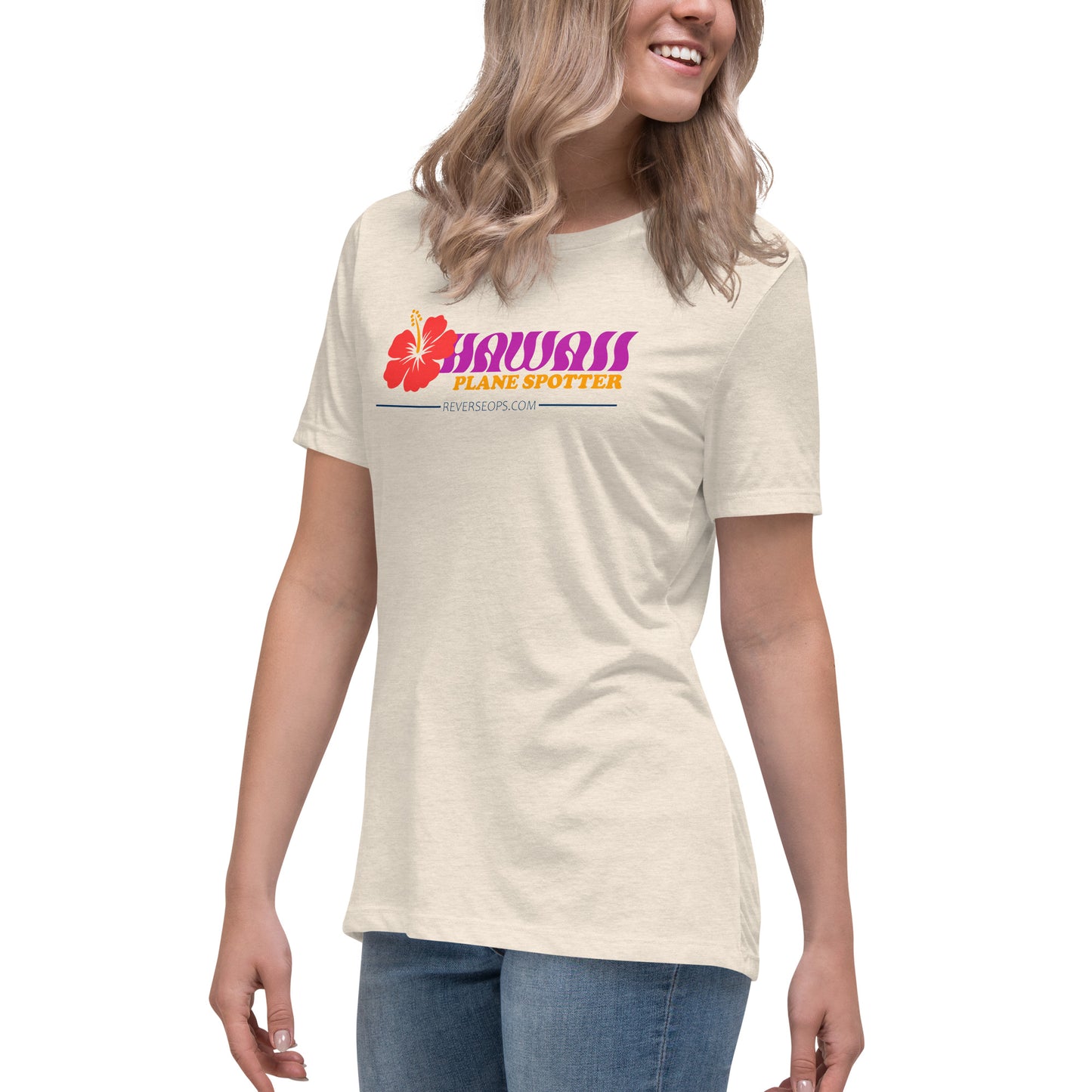 Hawaii Plane Spotter - Women's Relaxed T-Shirt