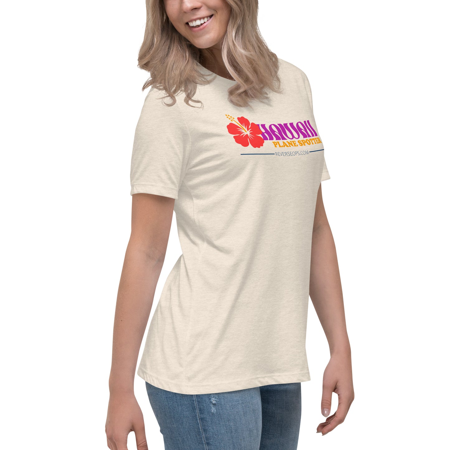 Hawaii Plane Spotter - Women's Relaxed T-Shirt